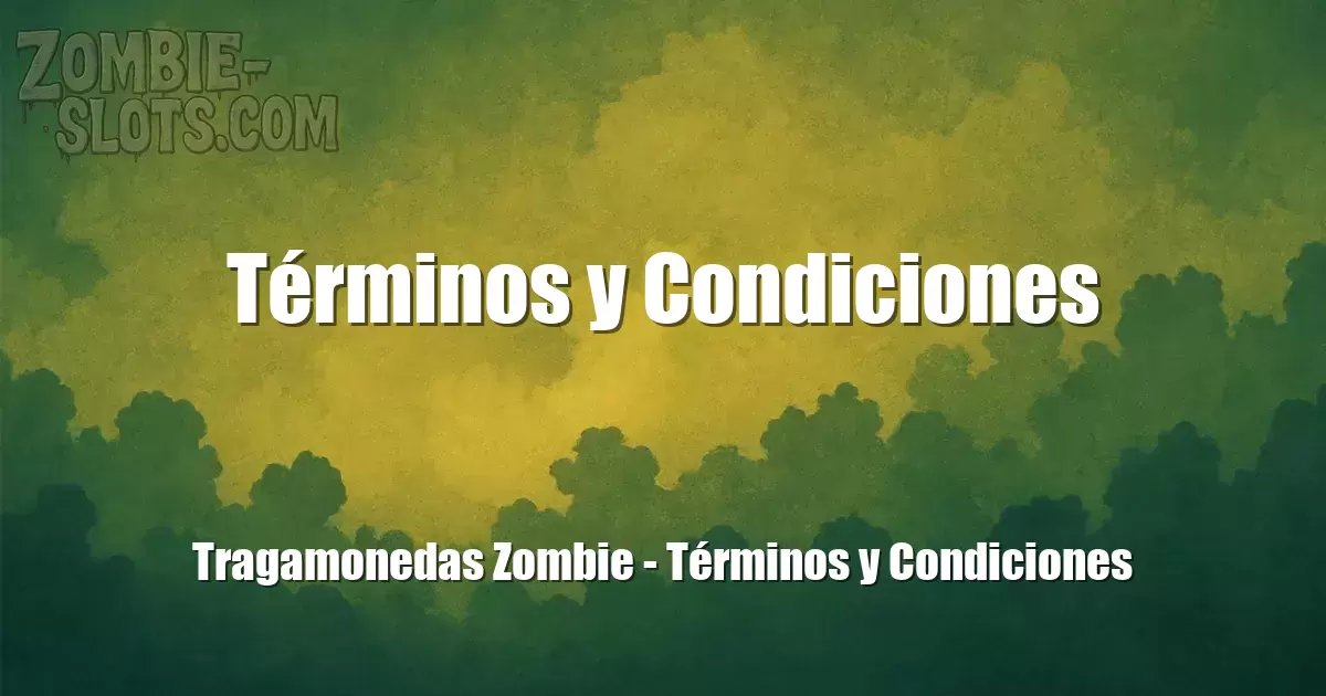Términos y Condiciones